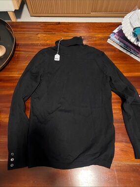 Talbots Black Women's Turtleneck Sweater